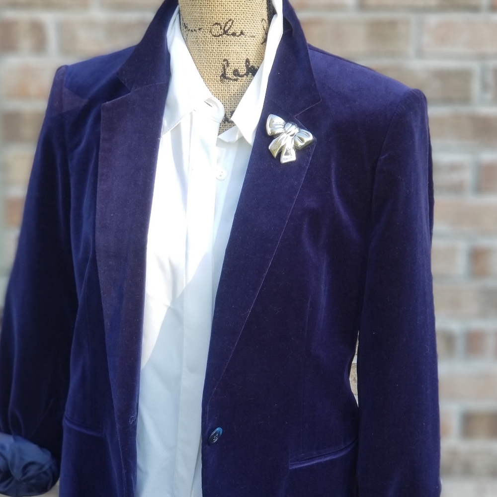 Velvet blazer